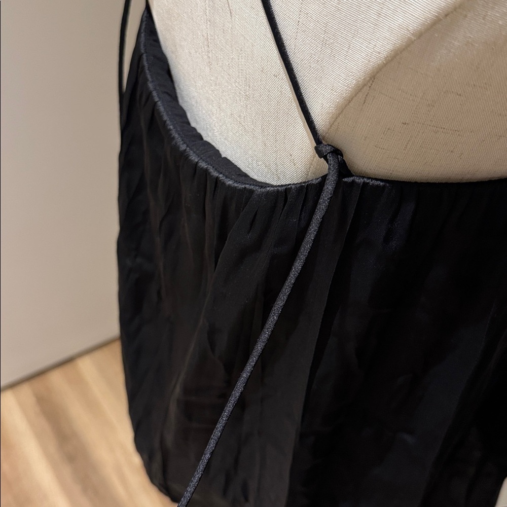 Mod Ref All Row Satin Cami Top Racer Back Blouse - image 4